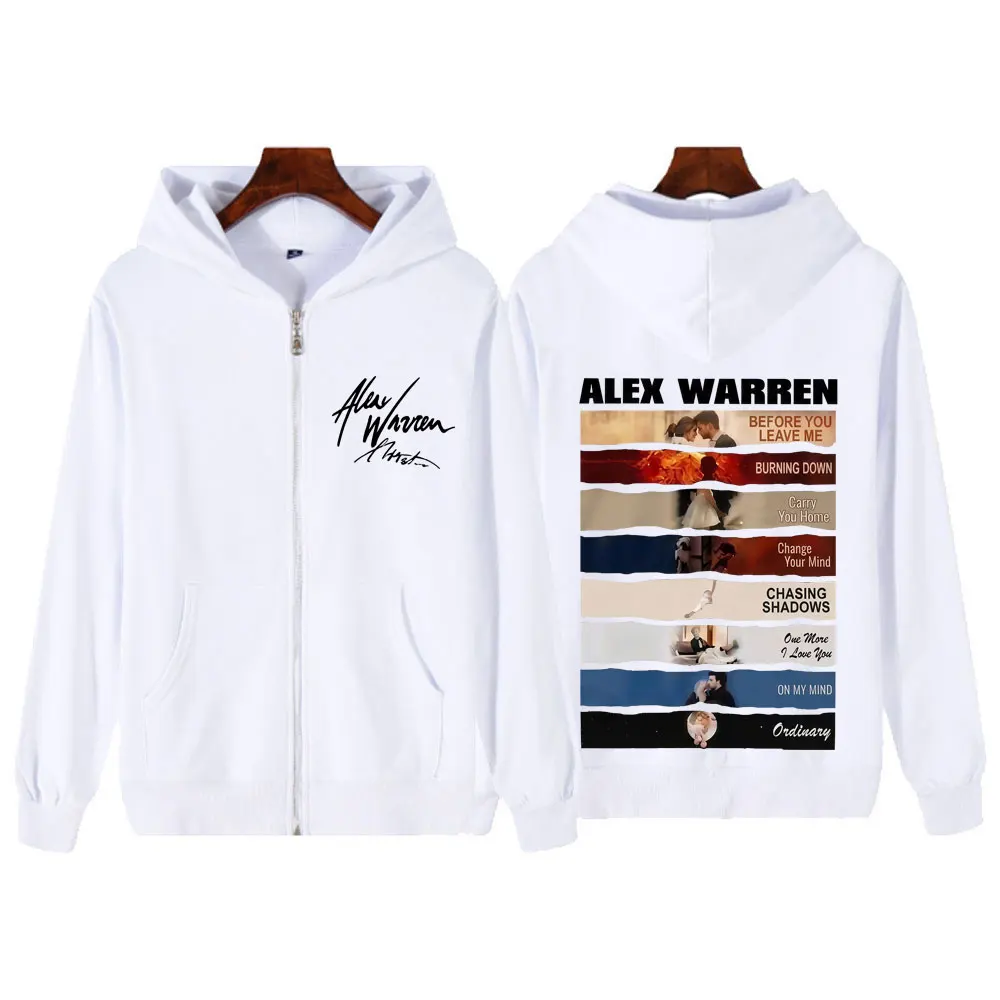 Singer Alex Warren 2026 Tour P - Mens Fashion Zip Up Hoodies 评论和价格