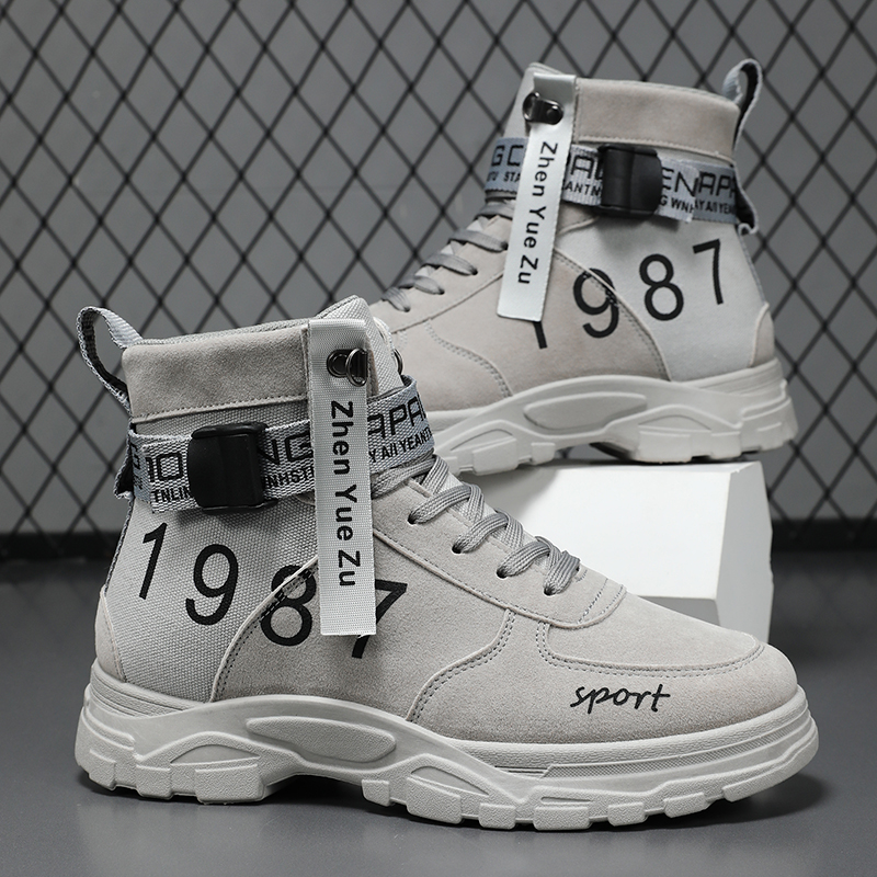 Men's Solid Color High-Top Fas - Men'S Fashion News 评论和价格