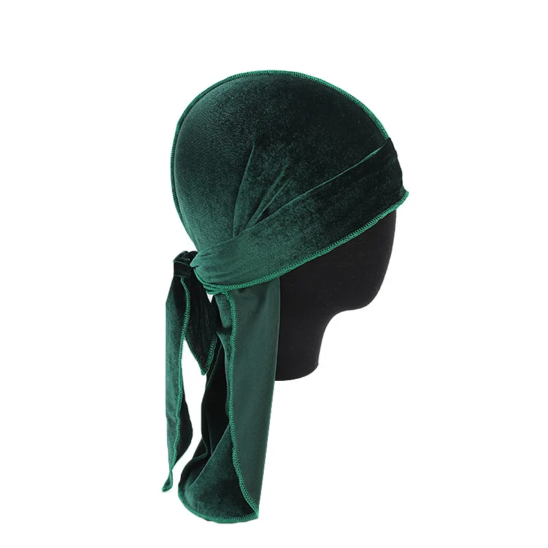 kkjoy Unisex Velvet Durags Ban - Men'S Fashion With Hat 评论和价格