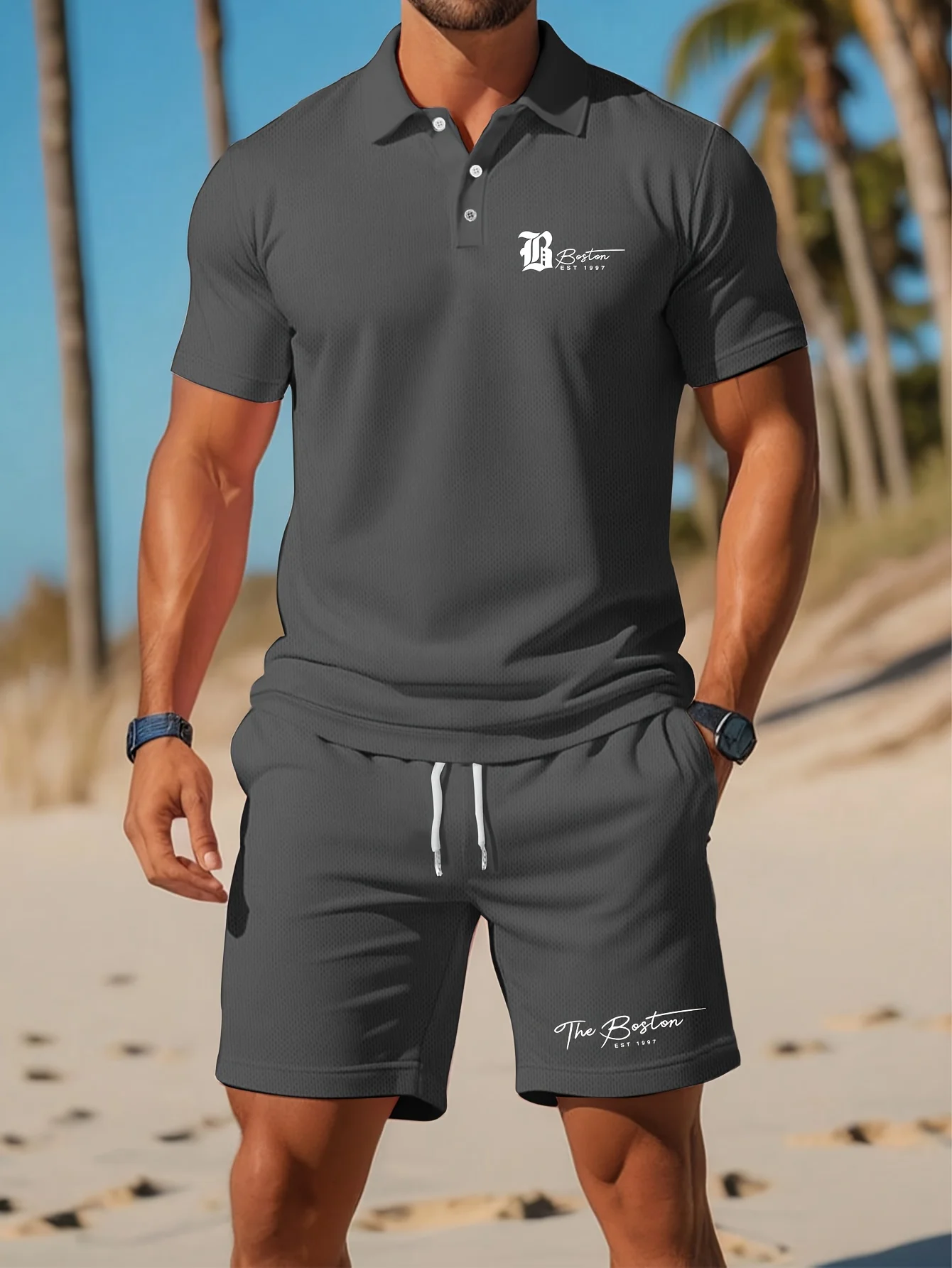 Summer New Men's Polo Shirt Se - Mens Fashion Clothes 评论和价格
