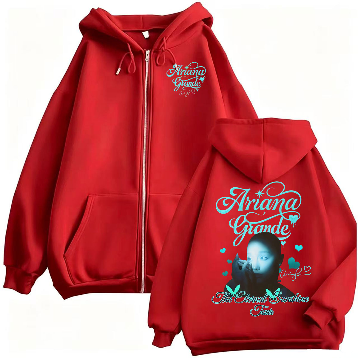 Ariana Grande Eternal Sunshine - Mens Fashion Zip Up Hoodies 评论和价格