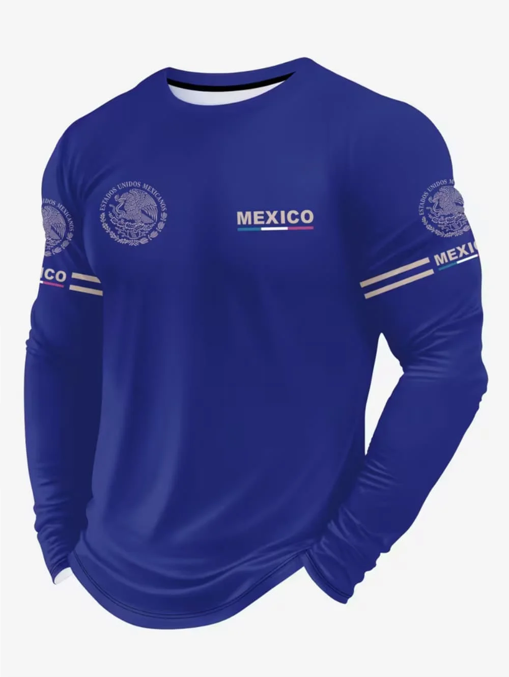 Men's Mexico Eagle Print T‑Shi - Mens Fashion Clothes 评论和价格
