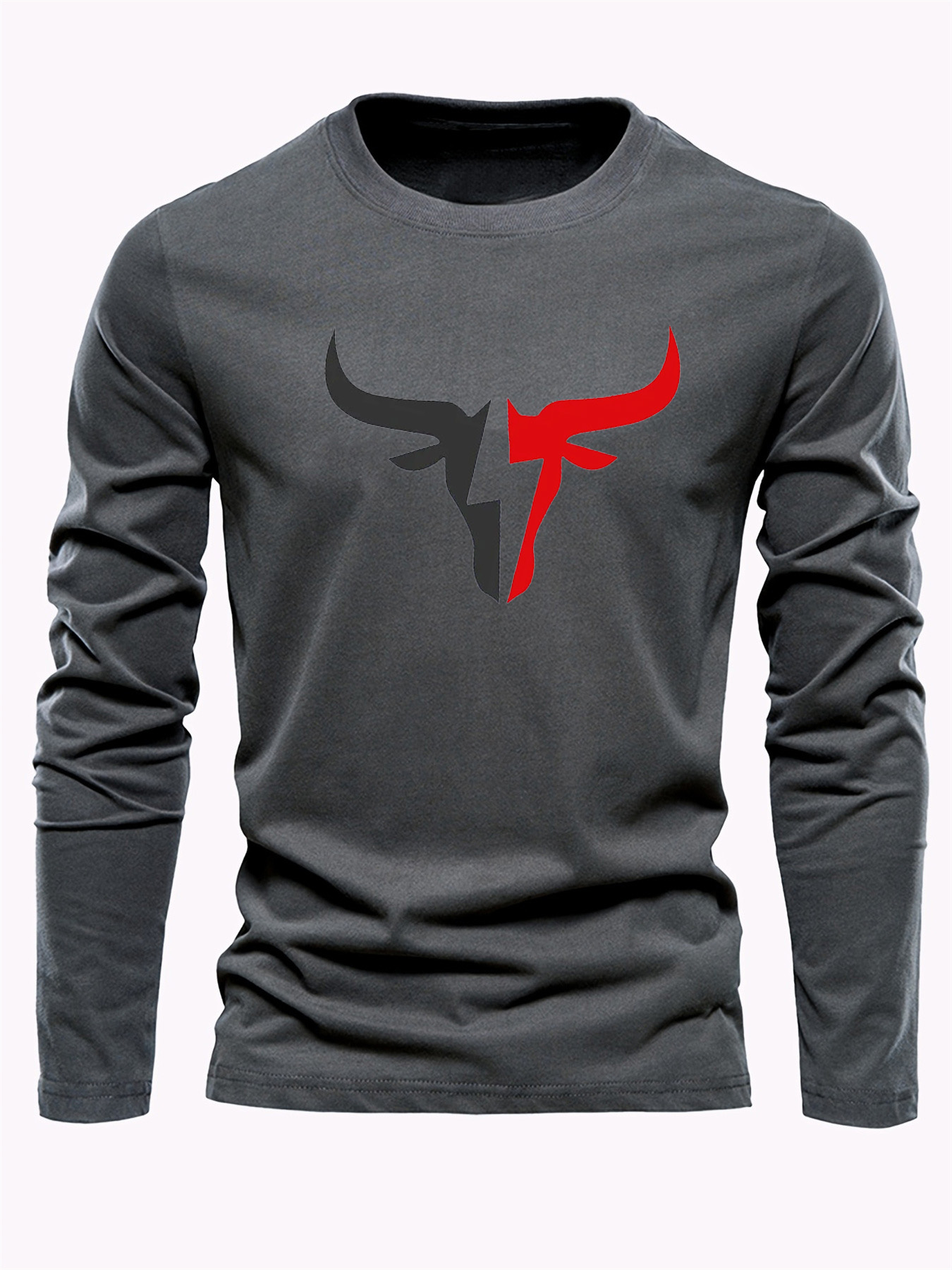 Simple Solid Color Men's Long  - Men'S Fashion T Shirts 评论和价格