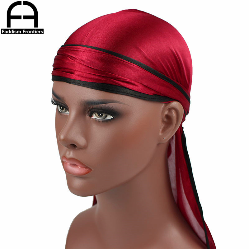 New Fashion Men's Satin Durags - Men'S Fashion With Hat 评论和价格