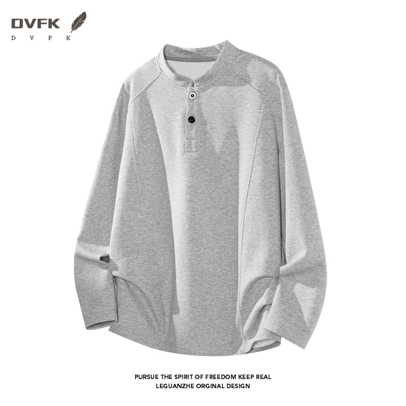 Men Raglan Sleeve Henley Long  - Mens Fashion Summer 评论和价格