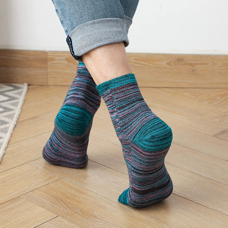1/5 Pairs Man Colorful Toe Hap - Socks Ankle Men 评论和价格