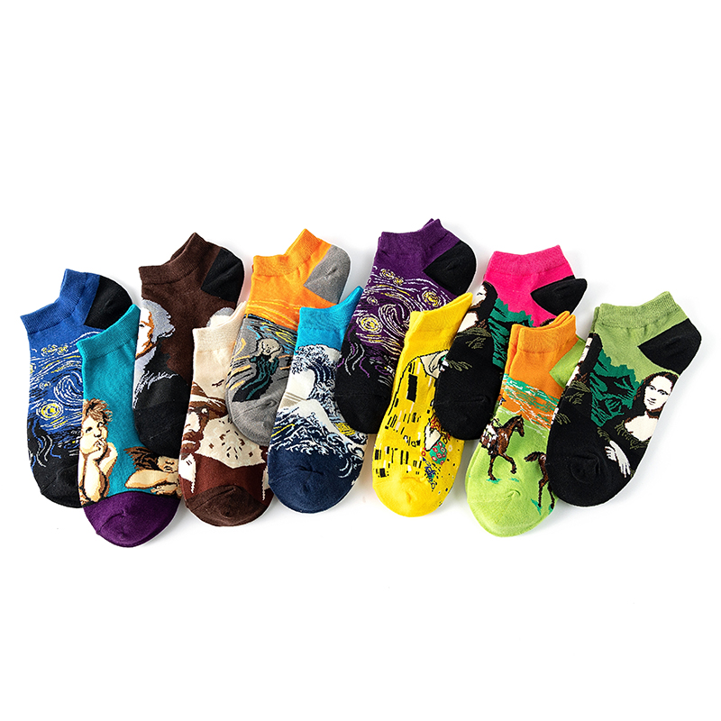1/5 Pairs Combed Cotton Ankle  - Socks Ankle Men 评论和价格