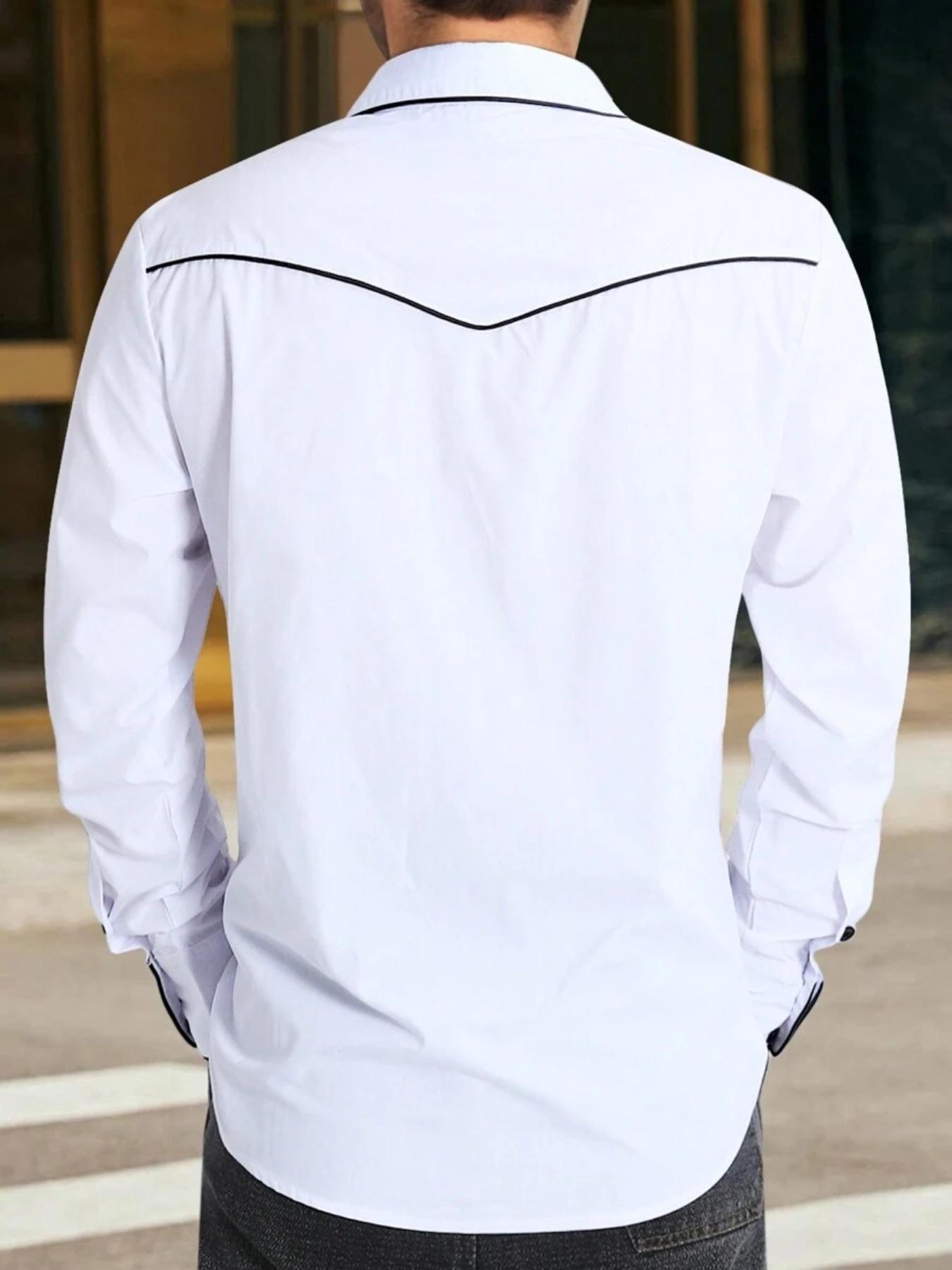 Fashion Western Style Embroide - Mens Fashion Clothes 评论和价格