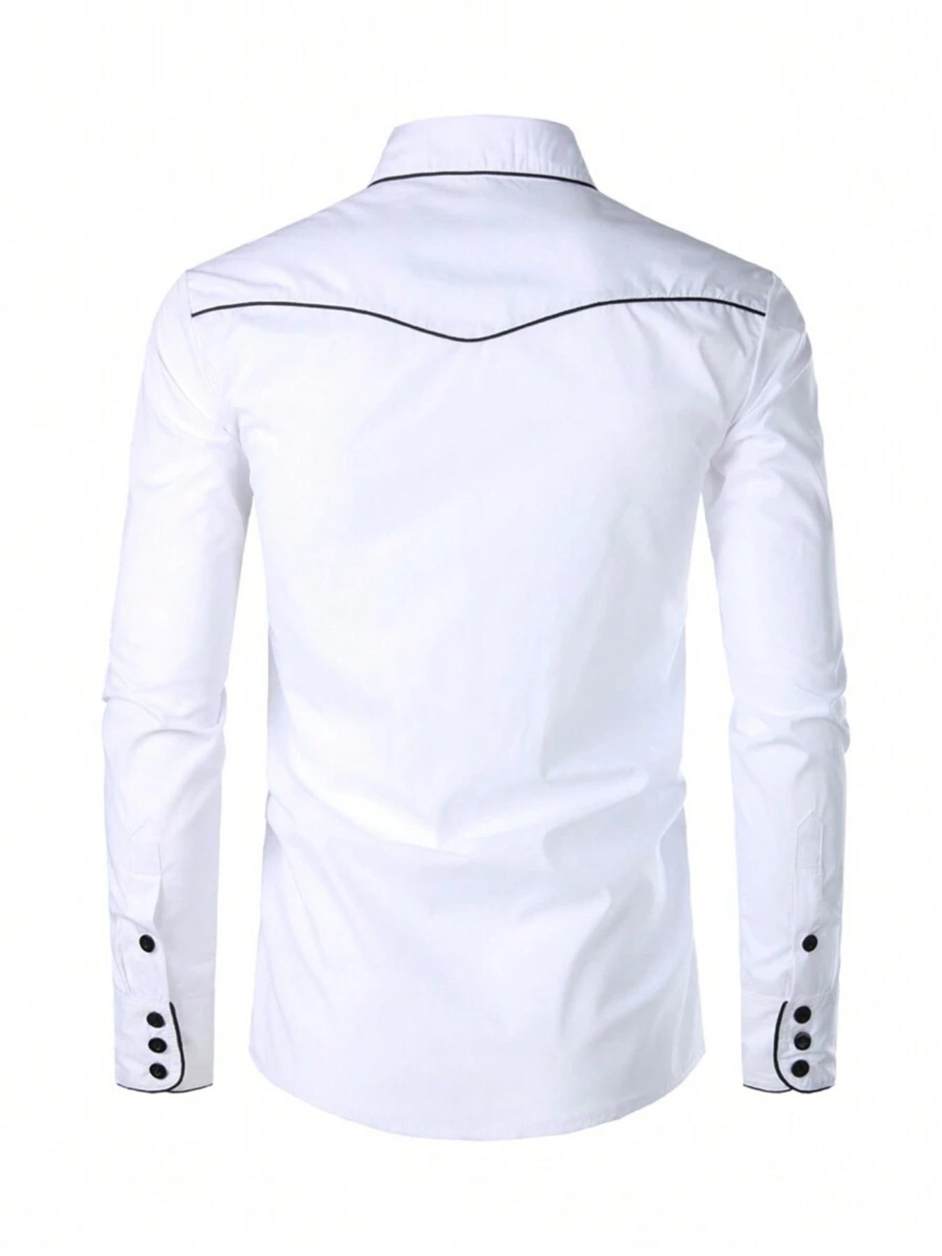 Fashion Western Style Embroide - Mens Fashion Clothes 评论和价格
