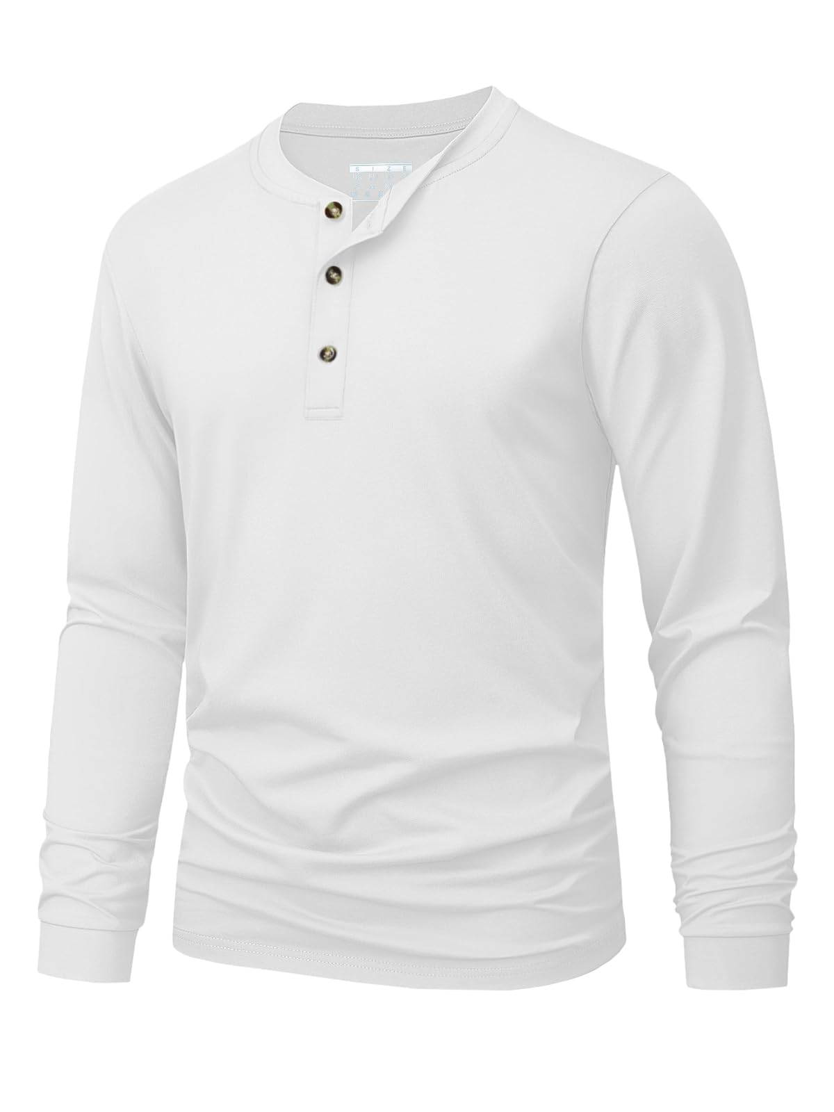 Men's Henley T-Shirt Simple So - Mens Fashion Clothes 评论和价格